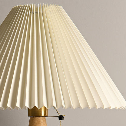 Skorter | AntiqueRadiance – Elegant Wood and Metal Table Lamp