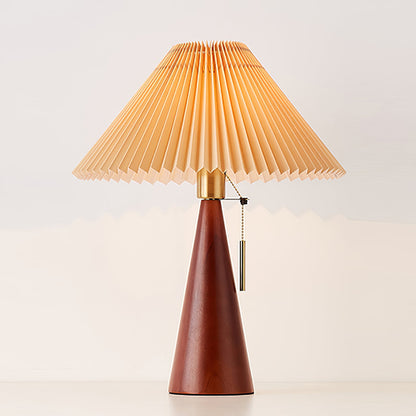Skorter | AntiqueRadiance – Elegant Wood and Metal Table Lamp