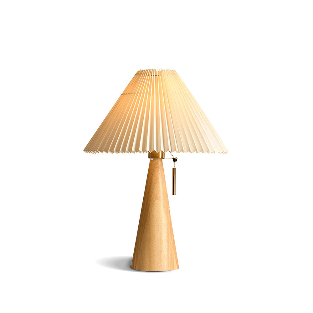 Skorter | AntiqueRadiance – Elegant Wood and Metal Table Lamp