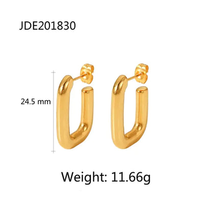 Skorter | 18K gold-plated hoops
