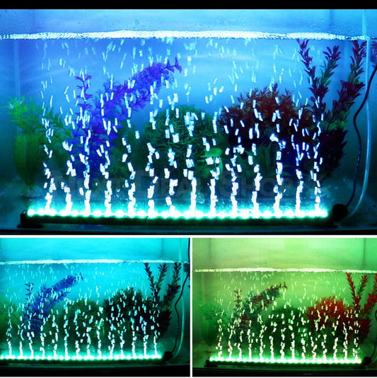 Skorter | Submersible Aquarium Color-Changing Bubble LED Decoration Set