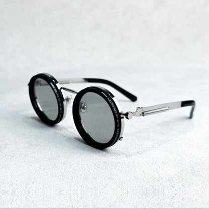 Skorter | VisionRound Polarized Sunglasses – Unisex Retro Design with Adjustable Light Filter