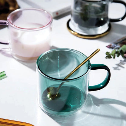 Skorter | DoublyMug | Tinted glass mug for hot beverages