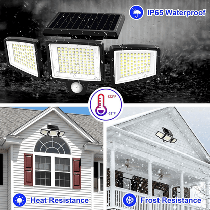 Skorter | Solar-powered LED security light with motion sensor & remote control
