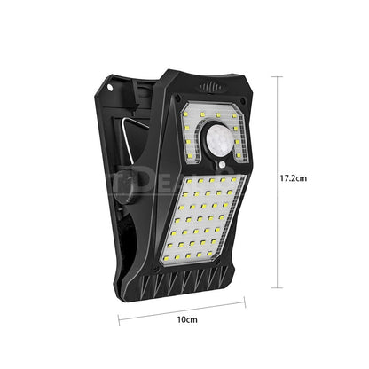 Skorter | Super Bright 45 LEDs Solar Energy Motion Sensor Clamp Lamp