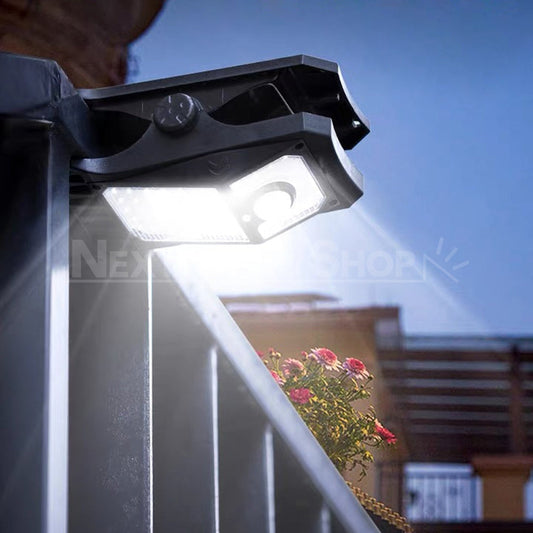 Skorter | Super Bright 45 LEDs Solar Energy Motion Sensor Clamp Lamp