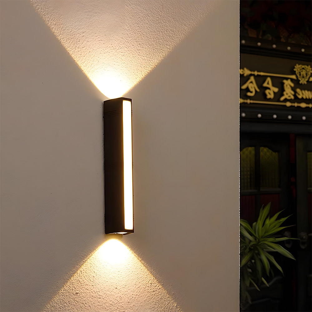 Skorter | Ultra-Bright Outdoor LED Wall Light – Modern Waterproof Up & Down Design for Garden, Patio & Entryways