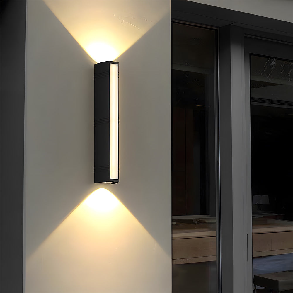 Skorter | Ultra-Bright Outdoor LED Wall Light – Modern Waterproof Up & Down Design for Garden, Patio & Entryways