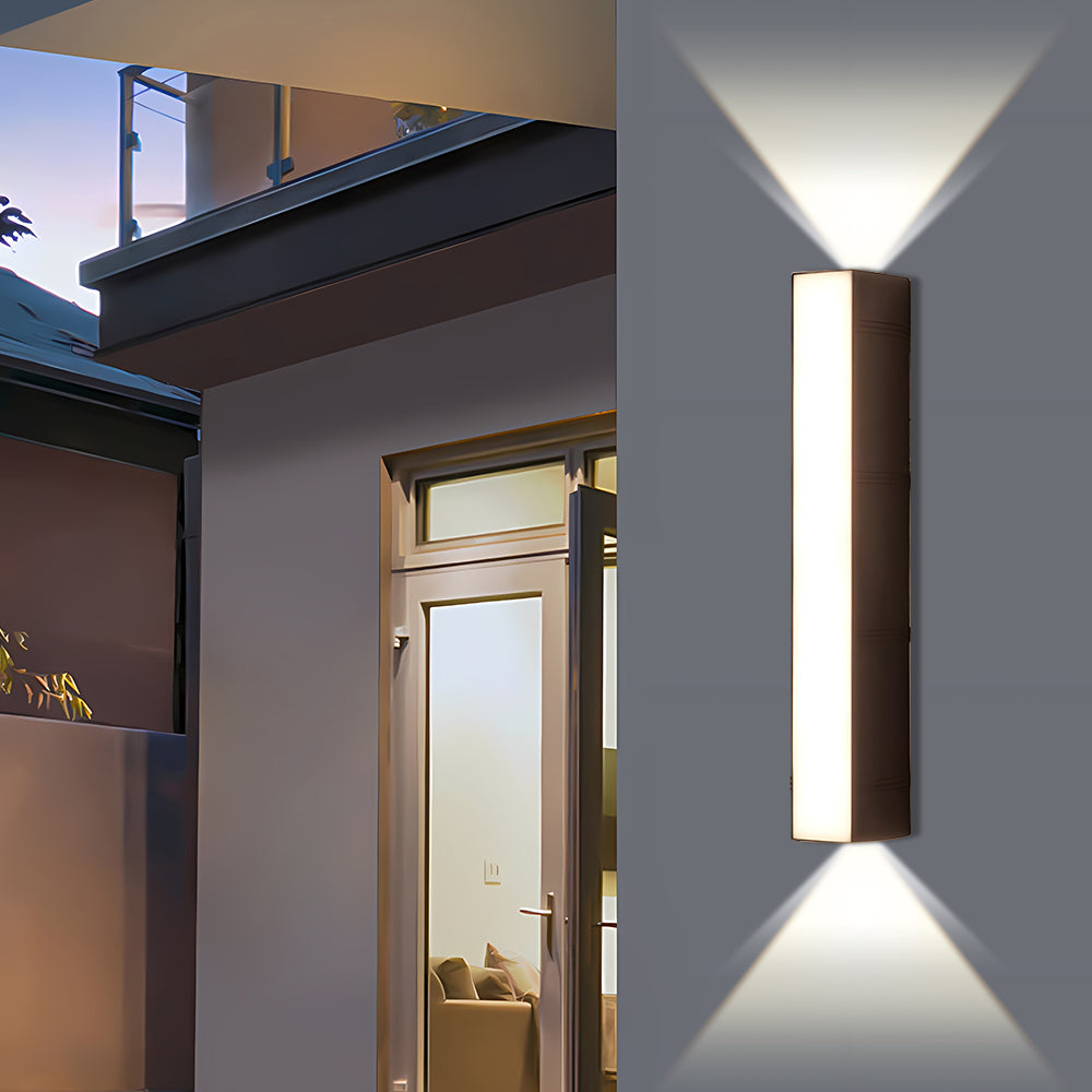 Skorter | Ultra-Bright Outdoor LED Wall Light – Modern Waterproof Up & Down Design for Garden, Patio & Entryways
