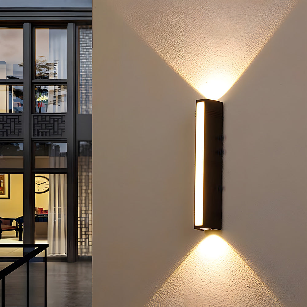 Skorter | Ultra-Bright Outdoor LED Wall Light – Modern Waterproof Up & Down Design for Garden, Patio & Entryways