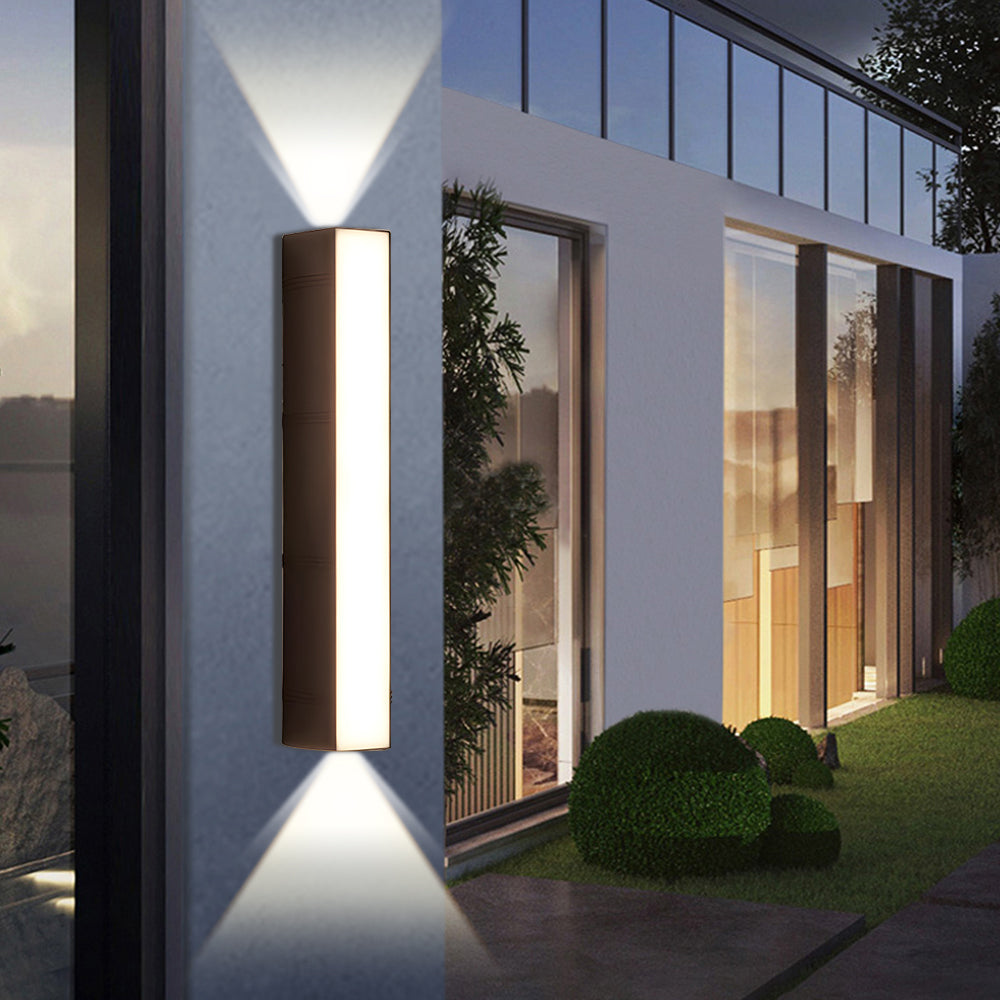 Skorter | Ultra-Bright Outdoor LED Wall Light – Modern Waterproof Up & Down Design for Garden, Patio & Entryways