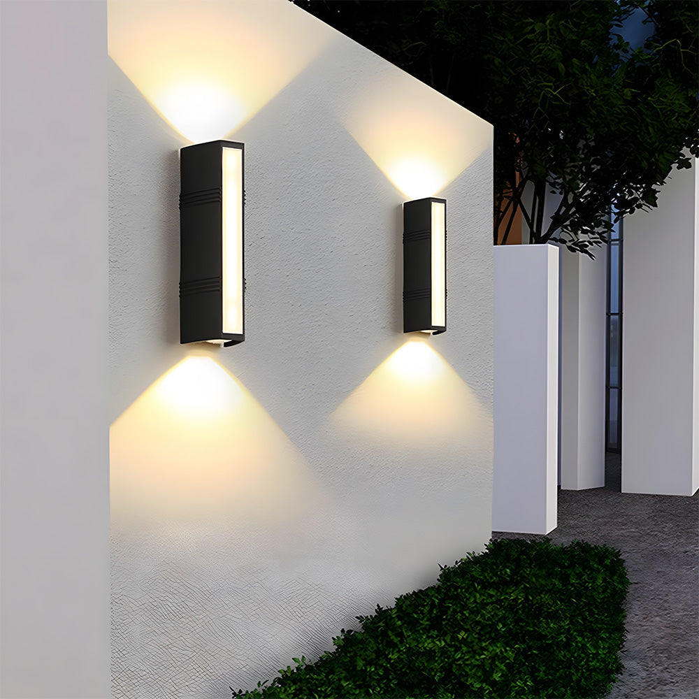 Skorter | Ultra-Bright Outdoor LED Wall Light – Modern Waterproof Up & Down Design for Garden, Patio & Entryways