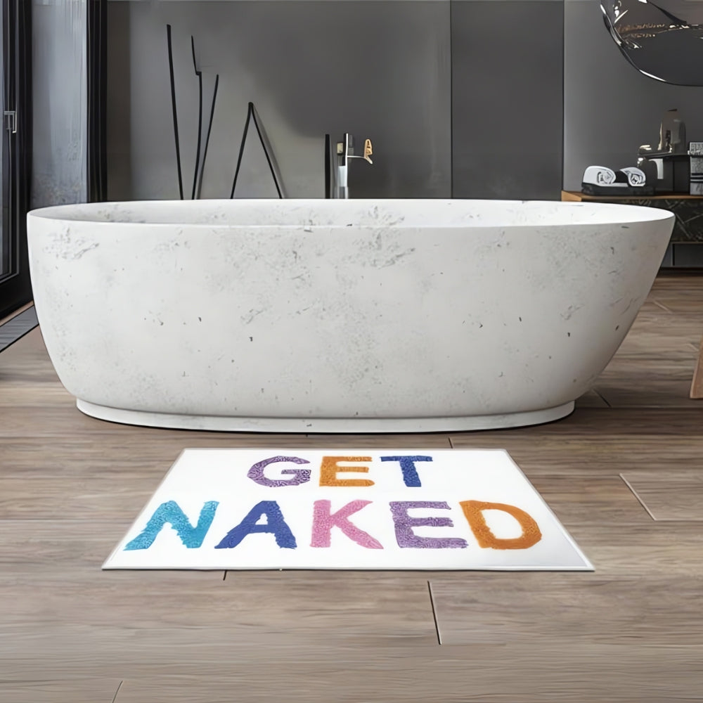 Skorter | "Get Naked" Funny Bathroom Mat