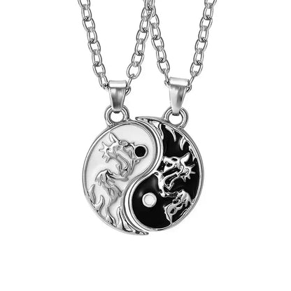 Skorter | I love you Best Friends / Couple Necklace Jewelry Puzzle Necklace