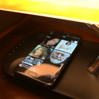Skorter | Table lamp with speaker and wireless charger