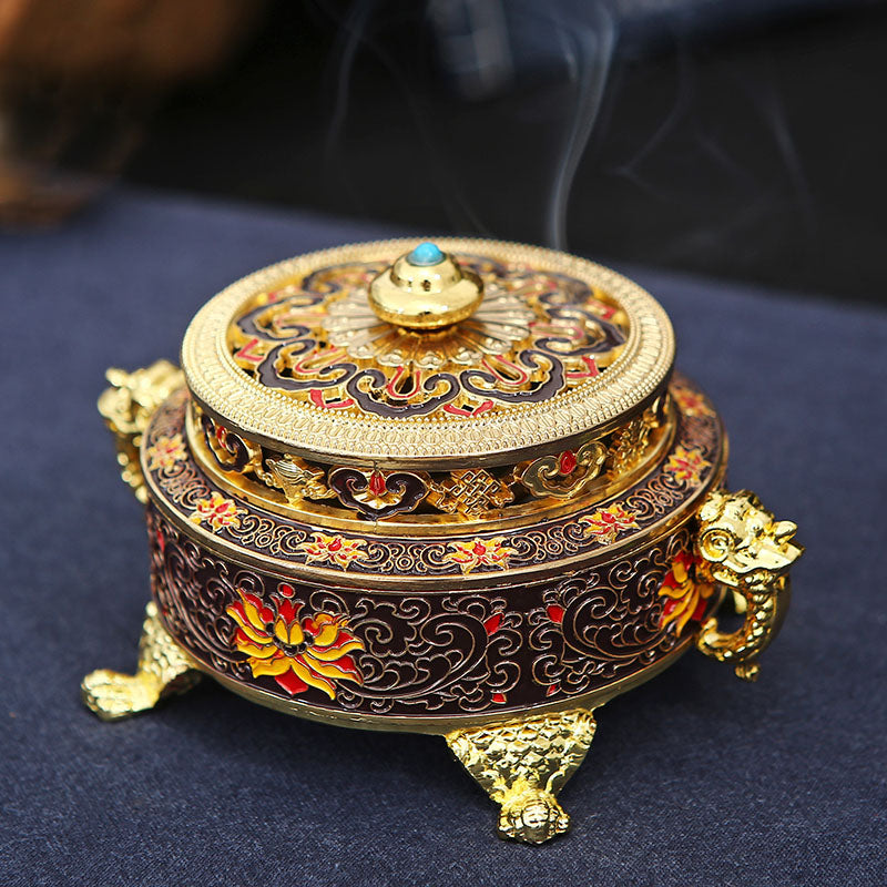 Skorter | All-metal incense holder incense burner home indoor aromatic creative tea ceremony ornaments