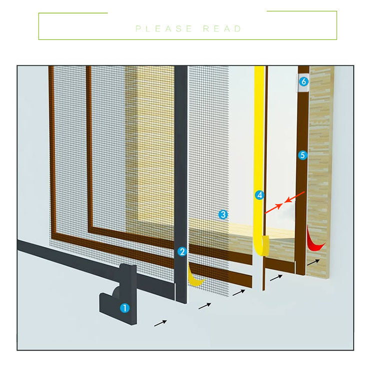 Skorter | DIY window with magnetic screen