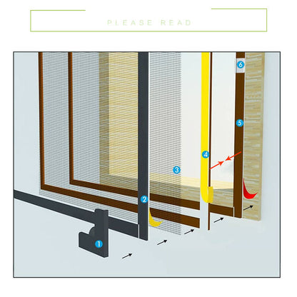 Skorter | DIY window with magnetic screen