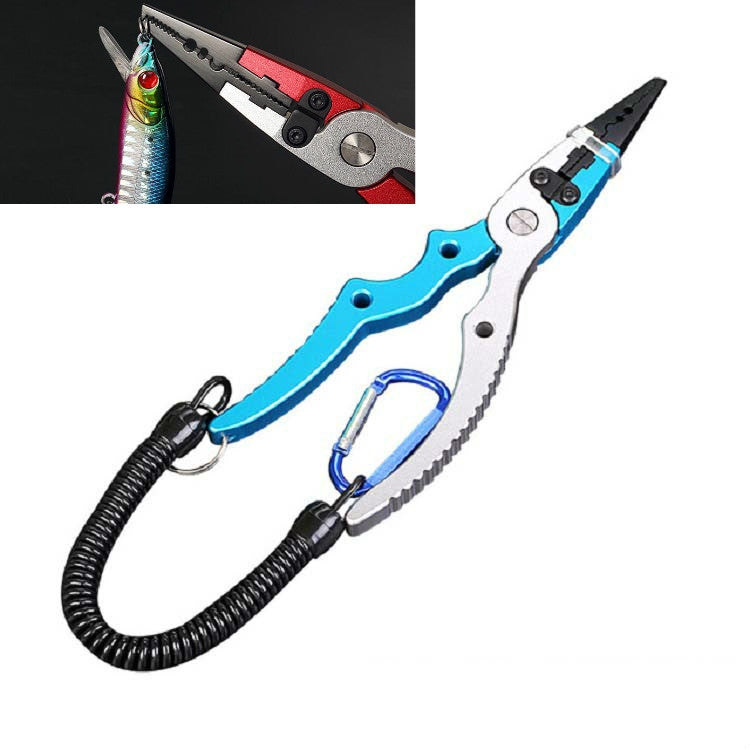 Skorter | Fish Control Fish Catch Fish Lure Clamp Fish Pliers, Style:Luya Pliers(Blue)