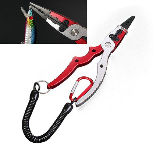 Skorter | Fish Control Fish Catch Fish Lure Clamp Fish Pliers, Style:Luya Pliers(Red)