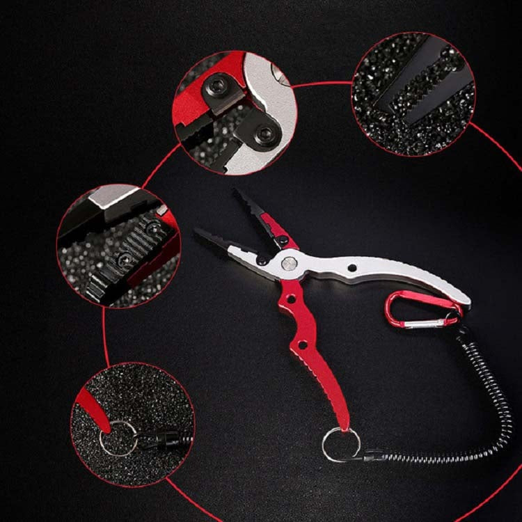 Skorter | Fish Control Fish Catch Fish Lure Clamp Fish Pliers, Style:Luya Pliers(Red)