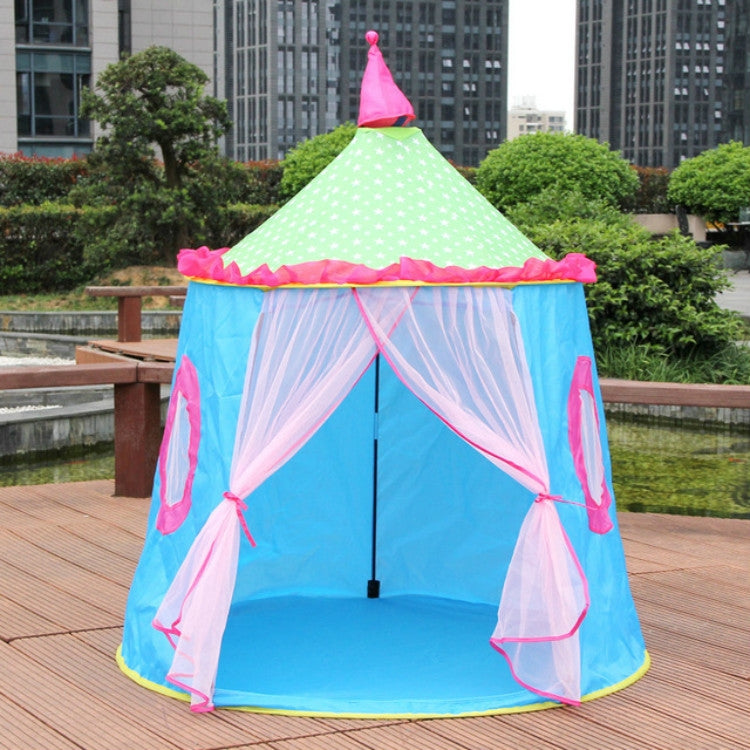 Skorter | Children Toy House Yurt Folding Game Tent(Blue)