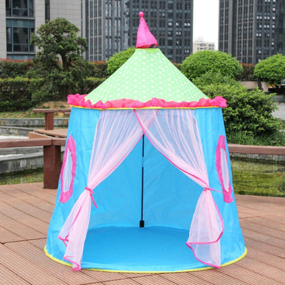 Skorter | Children Toy House Yurt Folding Game Tent(Blue)