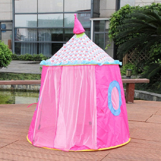 Skorter | Children Toy House Yurt Folding Game Tent(Pink)