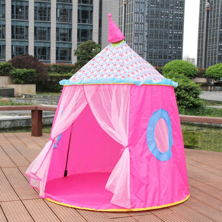Skorter | Children Toy House Yurt Folding Game Tent(Pink)