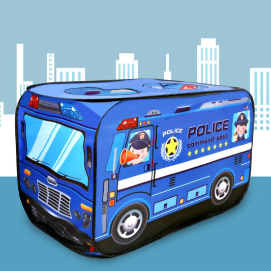 Skorter | Children Toy Tent Cloth Fire Truck Police Car School Bus Game House(Police Car)
