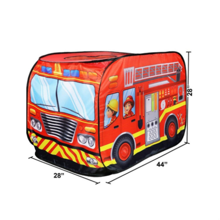 Skorter | Children Toy Tent Cloth Fire Truck Police Car School Bus Game House(Police Car)