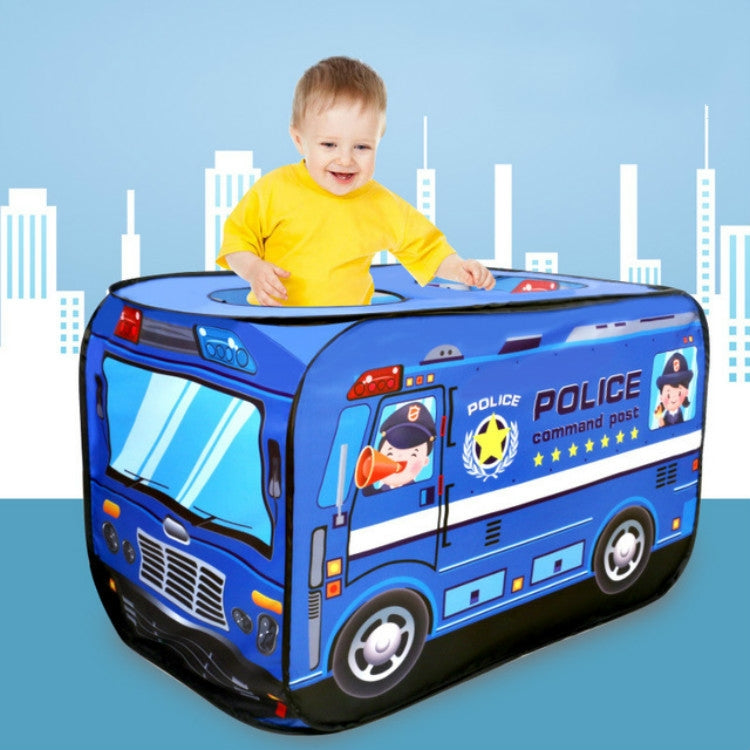 Skorter | Children Toy Tent Cloth Fire Truck Police Car School Bus Game House(Ice Cream Truck)
