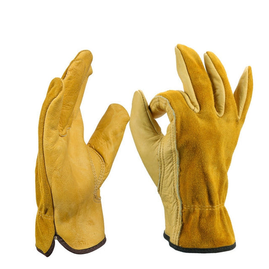 Skorter | 2 Pairs Motorcycle Gloves Riding Gloves Garden Labor Protection Safety Gloves, SIZE:M