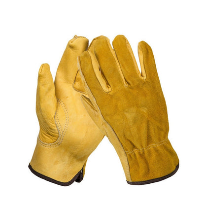 Skorter | 2 Pairs Motorcycle Gloves Riding Gloves Garden Labor Protection Safety Gloves, SIZE:L