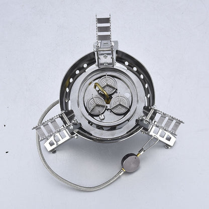 Skorter | Outdoor Camping Windproof Stove Portable Gas Stove Split Mini Stove Cookware