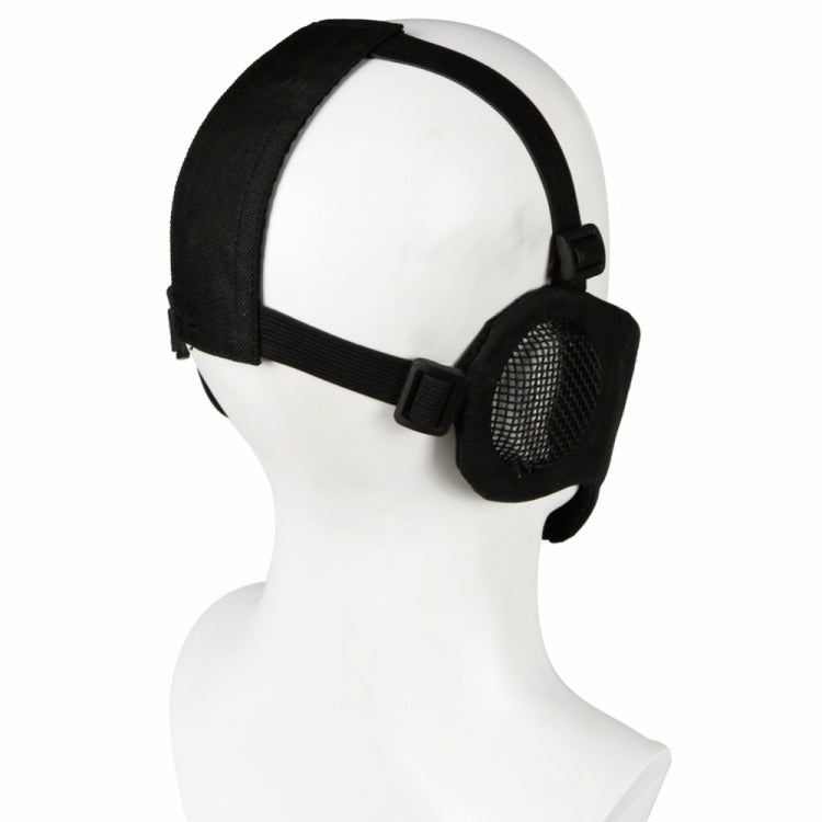 Skorter | WoSporT Half Face Metal Net Field  Ear Protection Outdoor Cycling Steel Mask(Jungle Digital)