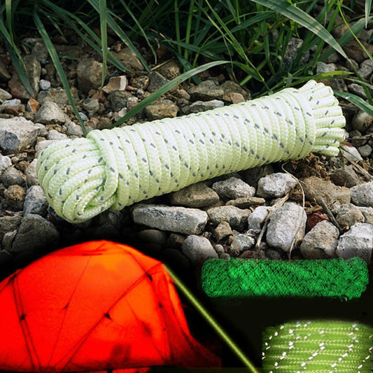 Skorter | 5mm Diameter Reflective String Windproof Tent Rope Line Camping Rope Reflective Tent Ropes