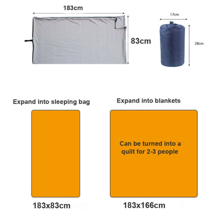 Skorter | Outdoor Fleece Sleeping Bag Camping Trip Air Conditioner Dirty Sleeping Bag Separated