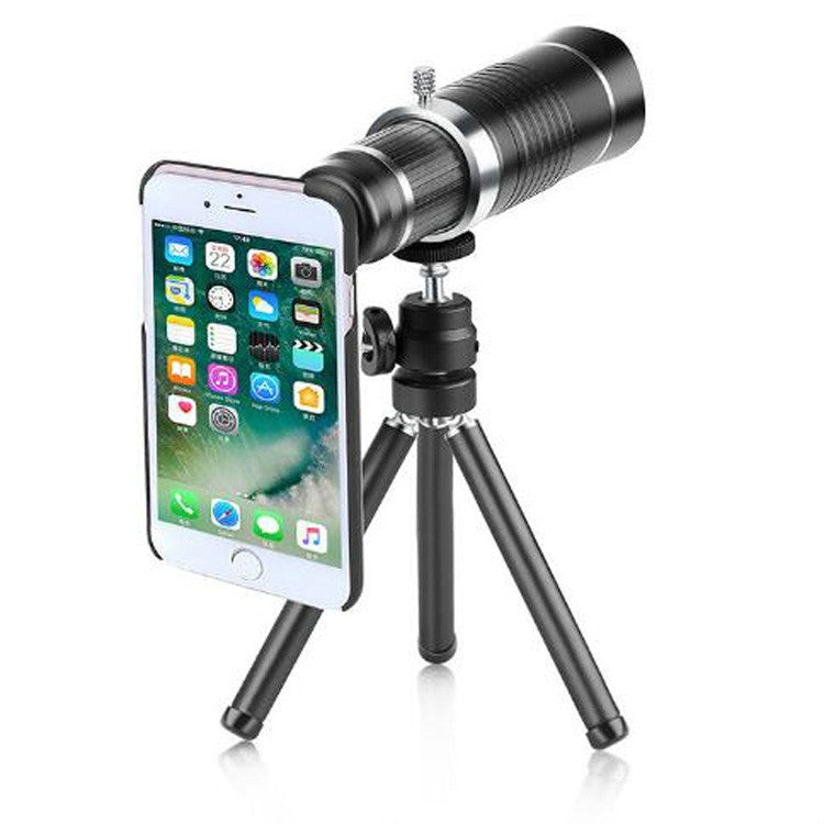 Skorter | Universal 20 Times Mobile Phone Telephoto Lens Monocular Live Broadcast HD 4K No Vignetting Lens