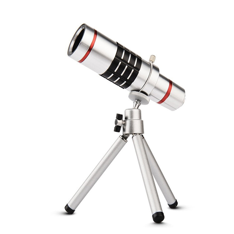 Skorter | Outdoor Telescope Mobile Phone Accessories Shooting Telephoto Lens with Universal Metal Clip(12X)