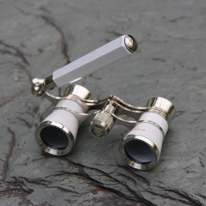 Skorter | Metal 3 X 25 Lady With Handle Chrome Double Cylinder Telescope(Wine red)