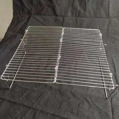 Skorter | Liftable Barbecue Grill Camping Stainless Steel Folding Barbecue Grill Wood Charcoal Grill