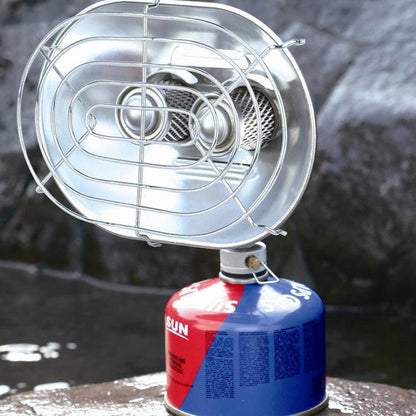 Skorter | BRS-H22 Outdoor Camping Double Head Gas Heating Stove Fishing Heater Baking Oven Without Gas Cylinder