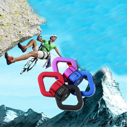 Skorter | Anti-knot Rock Climbing Caster Fixed Connector Downhill Retarder(Red Black)