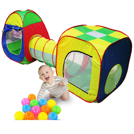 Skorter | Portable Magic House Game House Children's Tent Tunnel Tube Three-piece Set