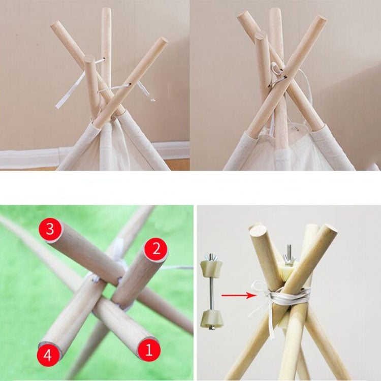 Skorter | Children's Room Princess Tent Indoor Play House Folding Tent Toy, Size:1.35m(White)