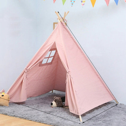 Skorter | Children's Room Princess Tent Indoor Play House Folding Tent Toy, Size:1.35m(Pink)