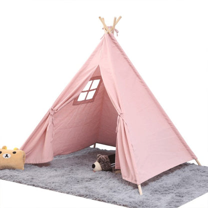 Skorter | Children's Room Princess Tent Indoor Play House Folding Tent Toy, Size:1.35m(Pink)