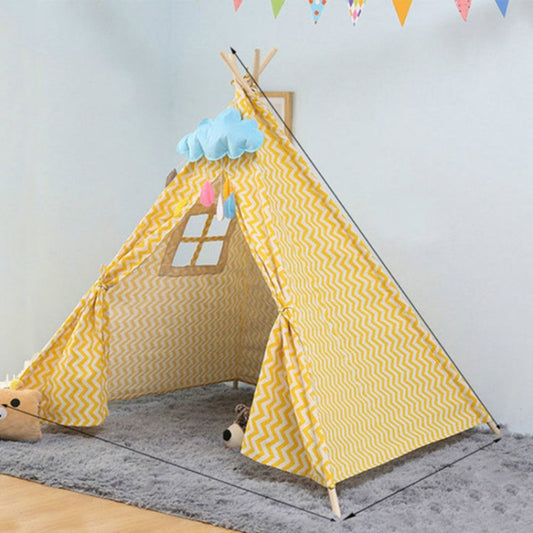 Skorter | Children's Room Princess Tent Indoor Play House Folding Tent Toy, Size:1.35m(Wave)