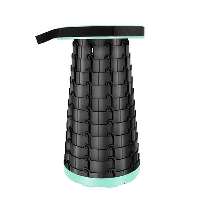 Skorter | Outdoor Portable Folding Telescopic Plastic Stool Camping Fishing Garden Stool(Green)